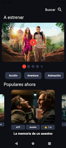 Android application Movies Finder screenshort
