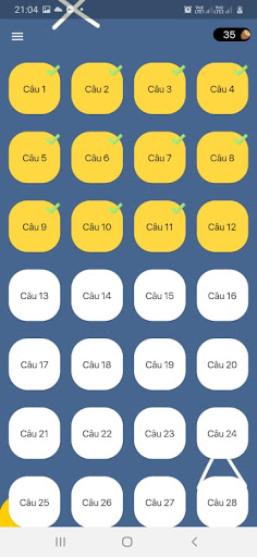 Android application Trò chơi ghép chữ screenshort