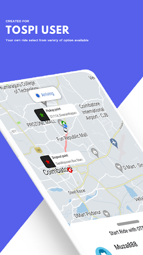 Android application Tospi User screenshort