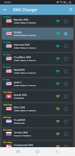Change DNS Client Screen 2