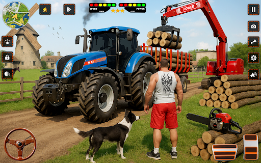 US Tractor Farming Game 3D