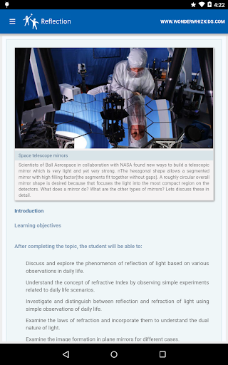 Android application Reflection screenshort