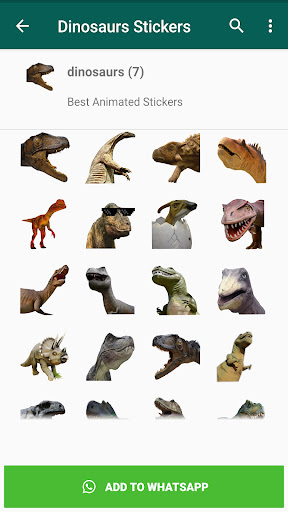 Dinosaur stickers