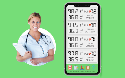 Body Temperature : Thermometer Records History App