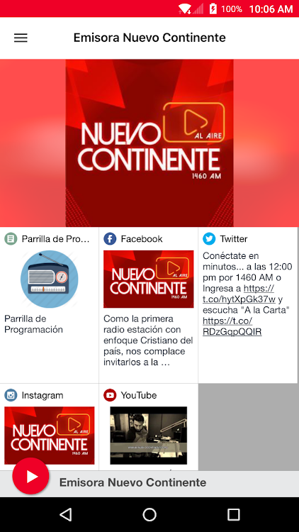 Emisora Nuevo Continente - 5.7.5 - (Android)