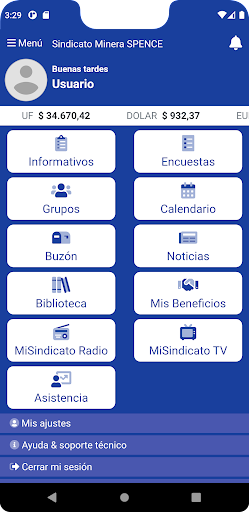 Sindicato Minera SPENCE Screen 3
