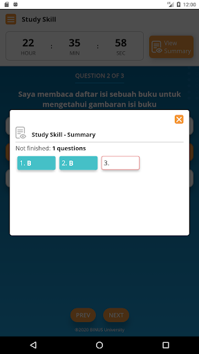 BINUS Admission Test