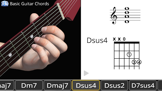 Guitar 3D Chords by Polygonium 2.0.2 screenshots 1