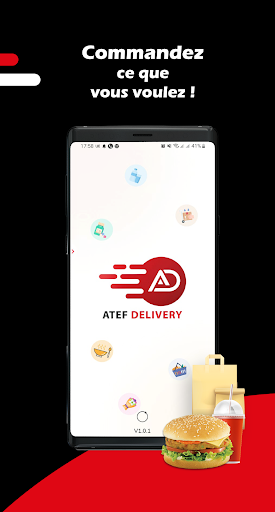 Android application Atef Delivery Customer screenshort