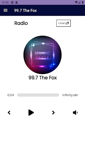 Android application 99.7 The Fox screenshort