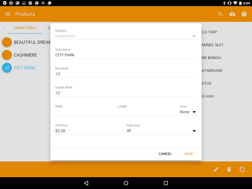 Screenshot of Measure Mobile