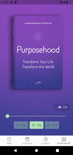Android application Purposehood screenshort