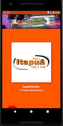 Android application Itapuã FM screenshort