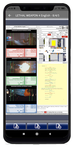 Android application CinProCaS screenshort