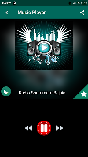 Android application radio soummam bejaia screenshort