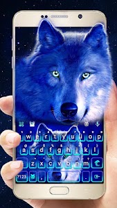 Wild Ice Wolf Keyboard Theme Unknown