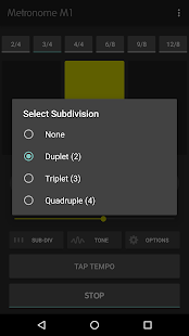 Metronome M1 Captura de pantalla