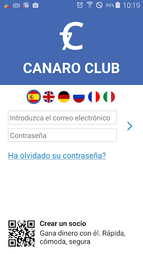 Android application Canaro Club screenshort