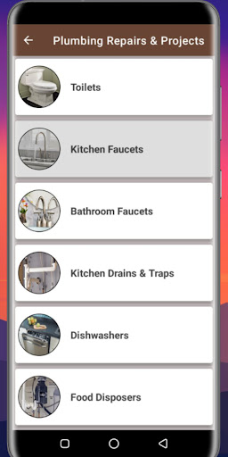Guide for Plumbers:Handbooks Screen 3
