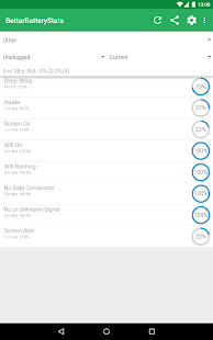 BetterBatteryStats Captura de pantalla