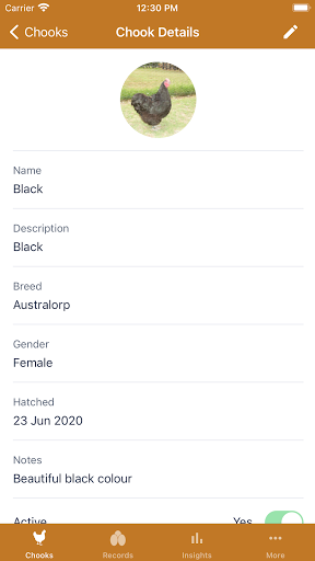 Chookbook Screen 3
