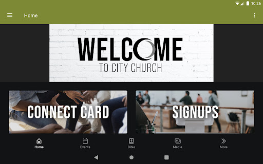 Screenshot of City Church Madison