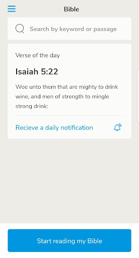 Android application Bible for You screenshort