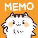 可愛いメモ帳アプリ 猫キャラクター達 - Androidアプリ