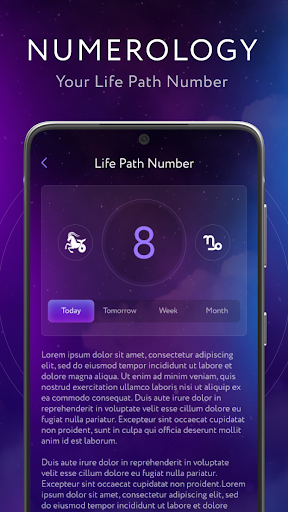 The Daily Horoscope Screen 3