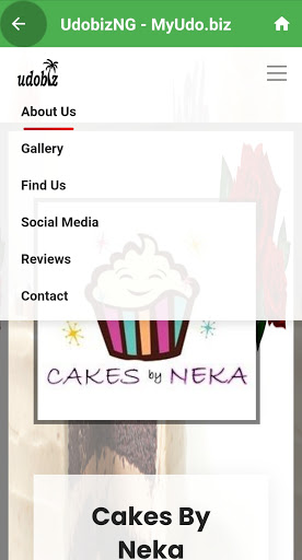 Android application Udobiz screenshort