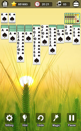 Spider Solitaire Screen 3