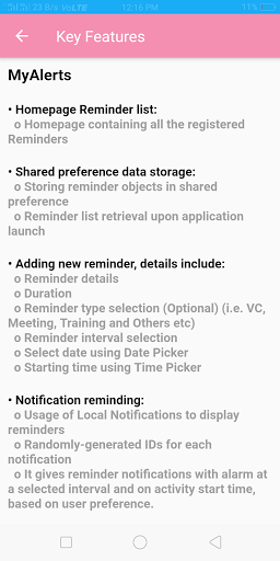 MyAlerts Screen 3