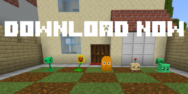 Plants Vs Zombies. Zombie mod for Minecraft. Screenshot