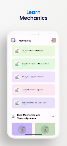 Screenshot of Learn Physics Offline