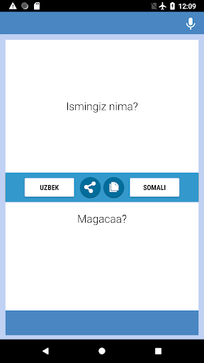 Android application Uzbek-Somali Translation Trans screenshort