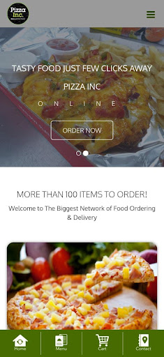 Android application Pizza Inc screenshort