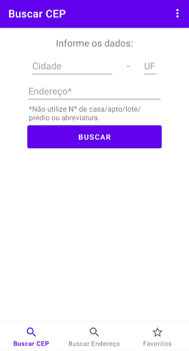 Busca CEP - Encontre endereços Screen 2
