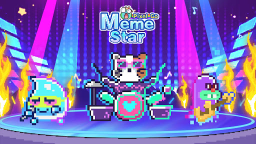 Android application Meme Star: Pixel Go screenshort