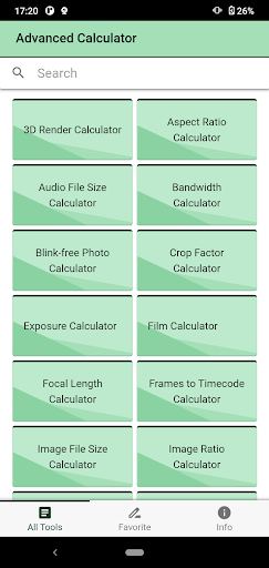 Android application Advanced Misc Calculator screenshort