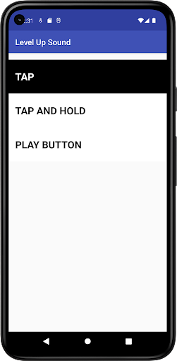Level Up Sound Screen 3