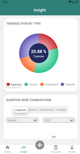 Expense Manager Screen 2