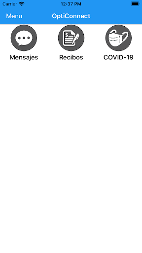 Android application OptiConnect screenshort