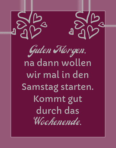 Schönes wochenende bilder