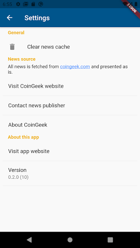 CoinGeek News Screen 2