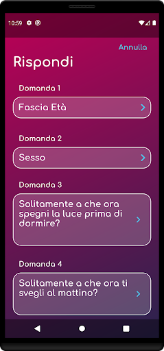 MySleepApp Screen 2