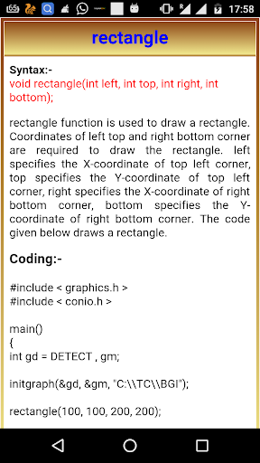 C Graphics Tutorial Screen 2
