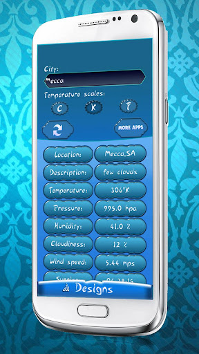 Aperçu de l'application
