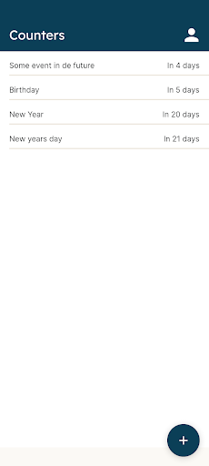 Android application TimeTill screenshort