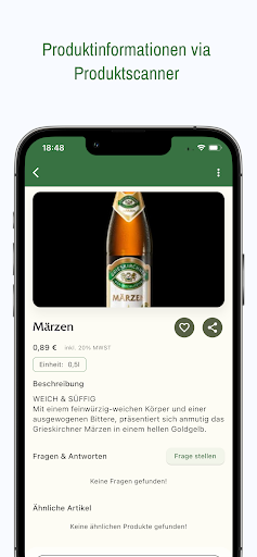Grieskirchner Bier Screen 3