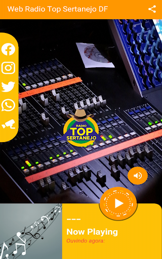 Android application Web Rádio Top Sertanejo DF screenshort